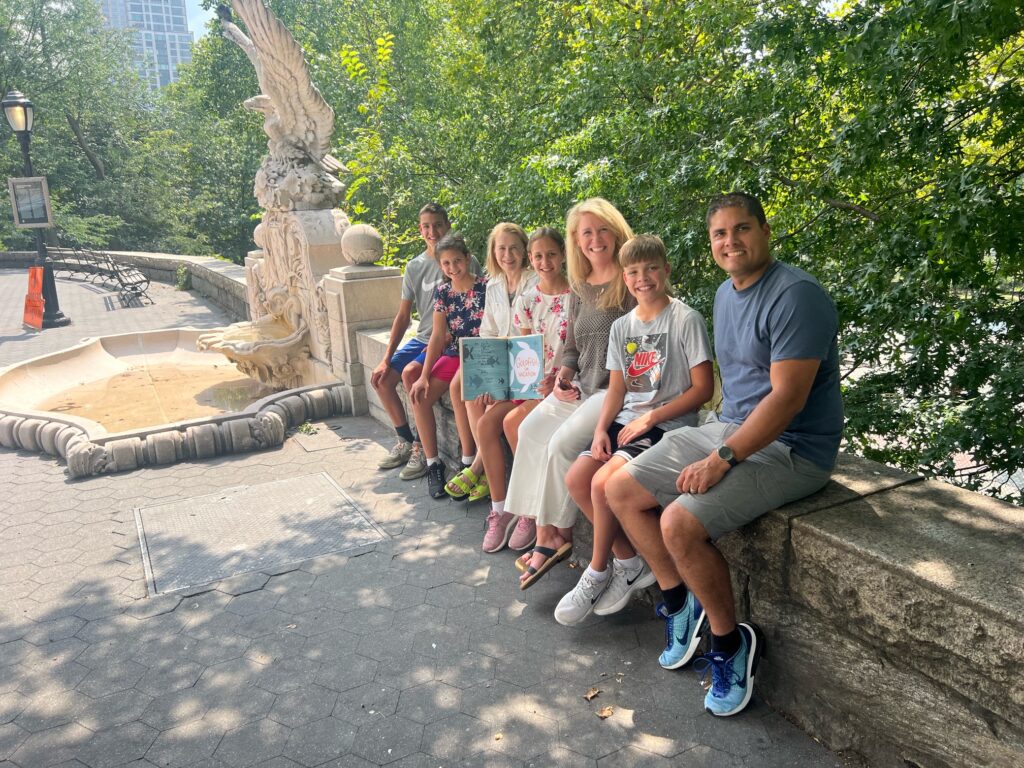 Sally Lloyd-Jones, Hamilton Fountain in New York City, and Goldfish on Vacation 